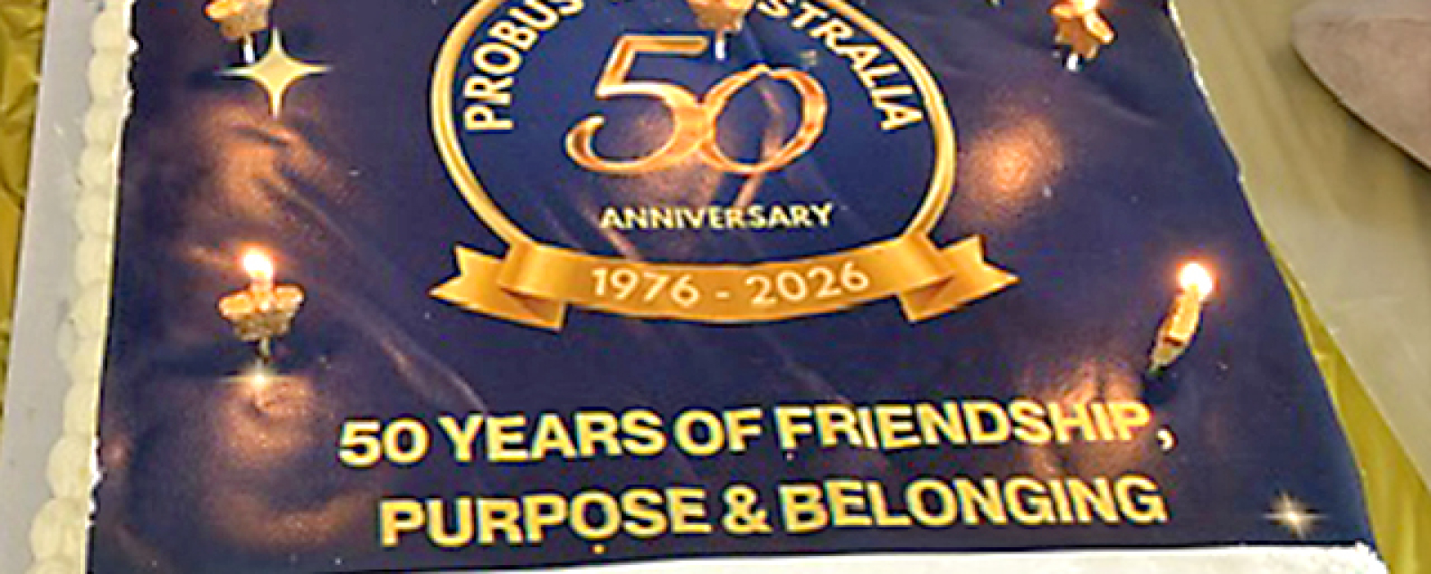 Our fabulous 50th Anniversary Cake